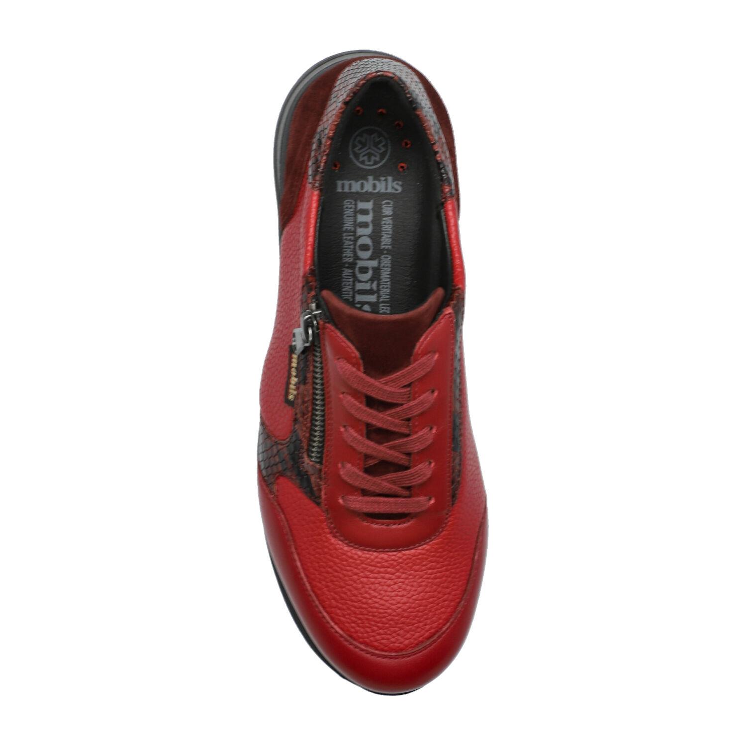 lacets femme modèle Millena bordeaux - Mephisto